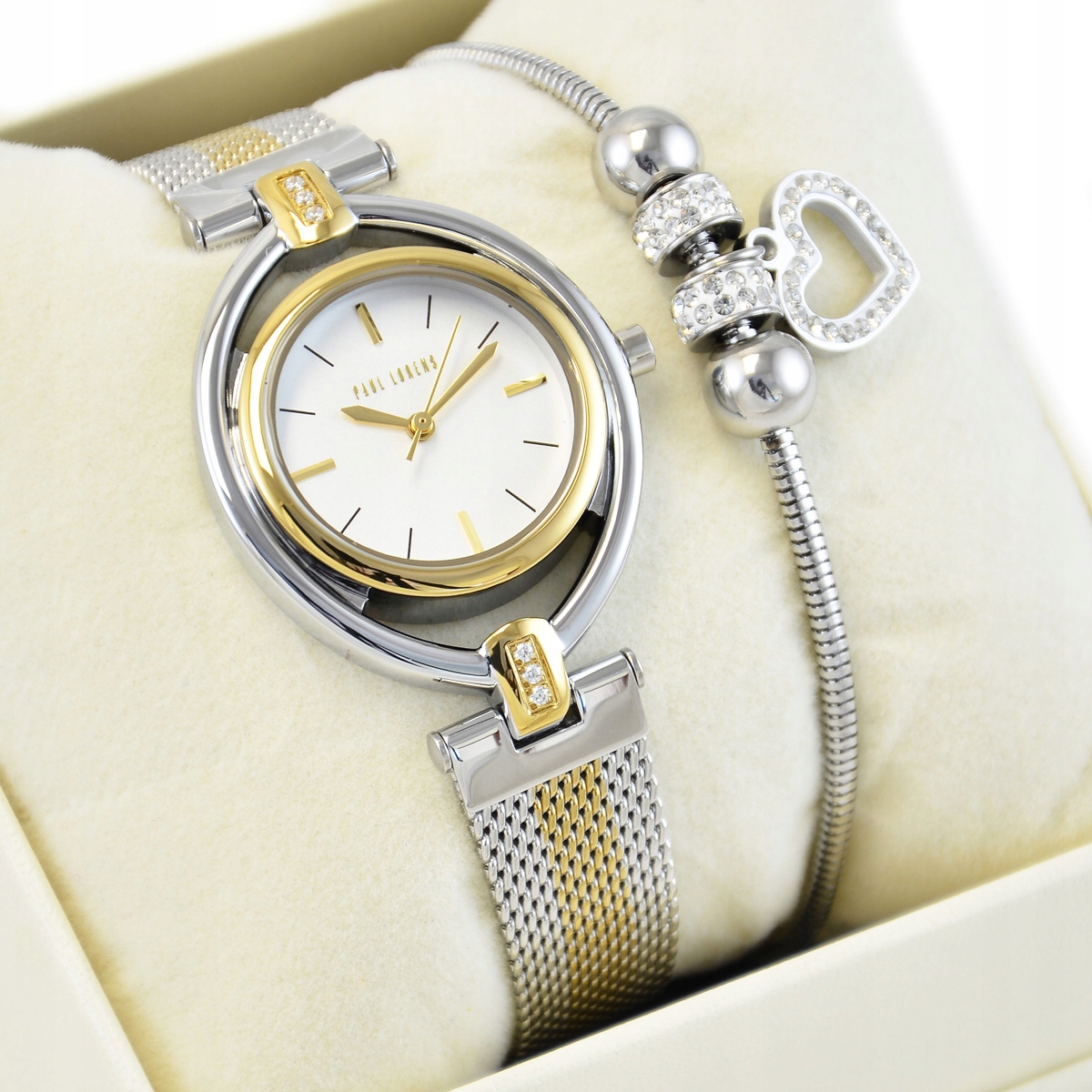 Dámský set hodinek Paul Lorens Serena náramek Ideální Jako Dárek