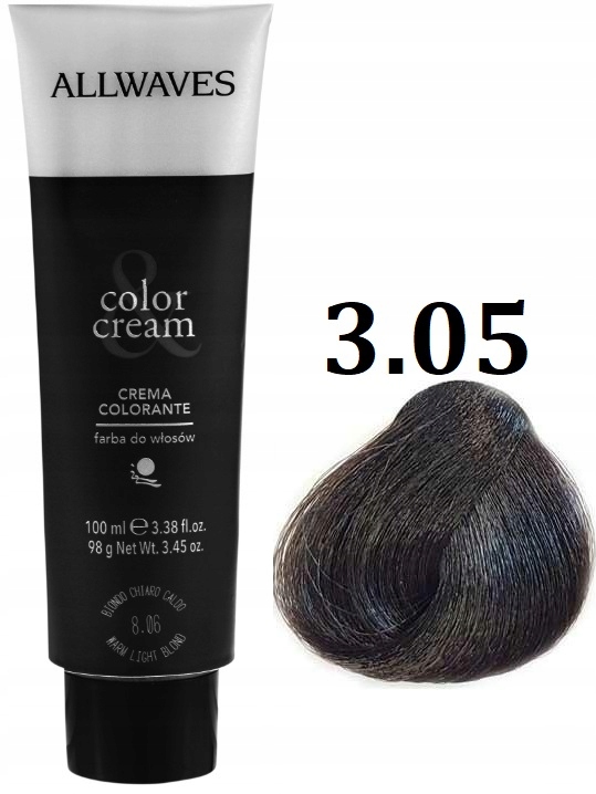 

Allwaves farba do włosów profresjonalna 3.05 100ml