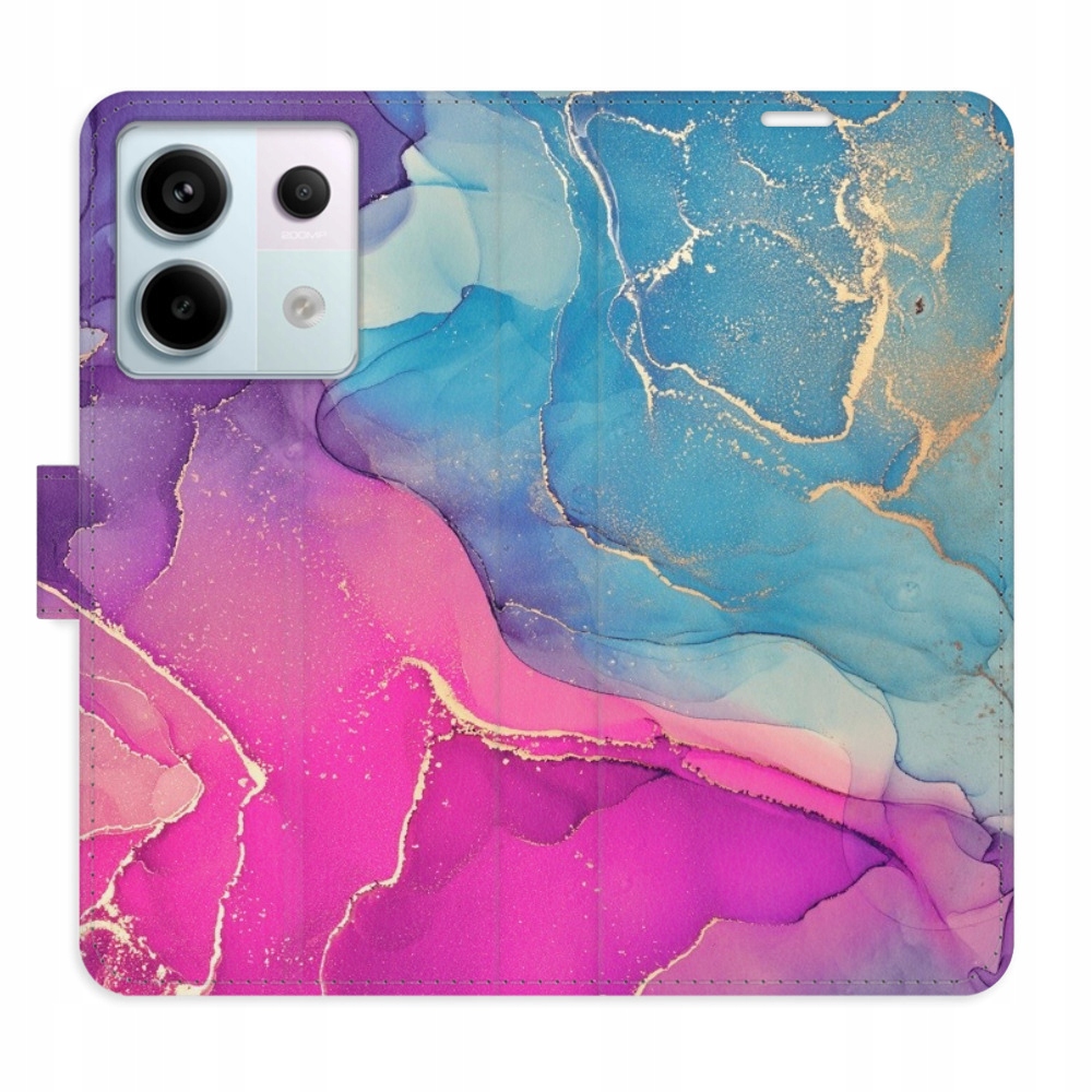 Etui z klapką iSaprio Colour Marble 02 do Xiaomi Redmi Note 13 Pro 5G