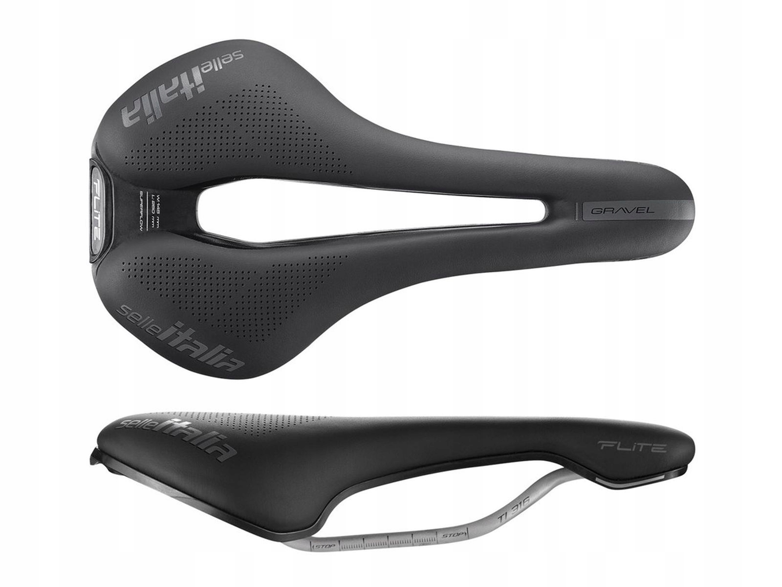Sedlo Selle Italia Flite Boost Gravel TI316 Superflow L3