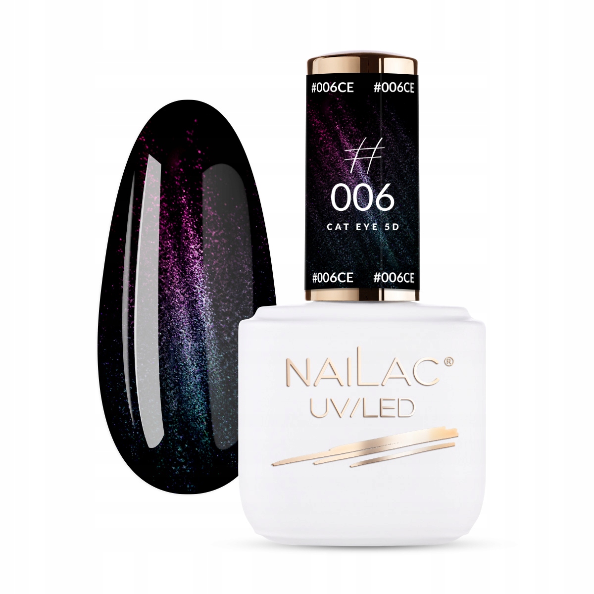 

Lakier hybrydowy Cat Eye 5D #006 NaiLac 7ml