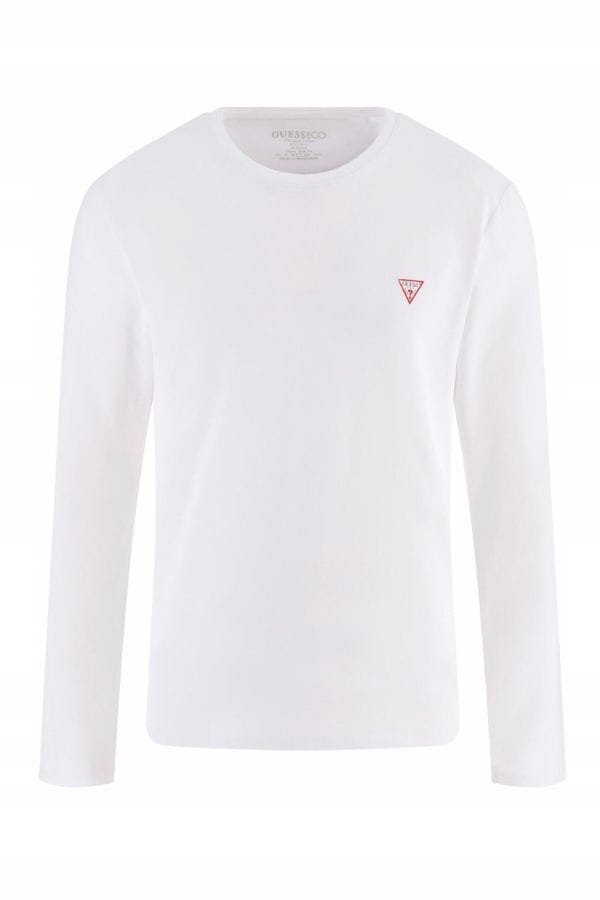 Pánský dlouhý rukáv Guess M2YI28 J1314 G011 bílý S
