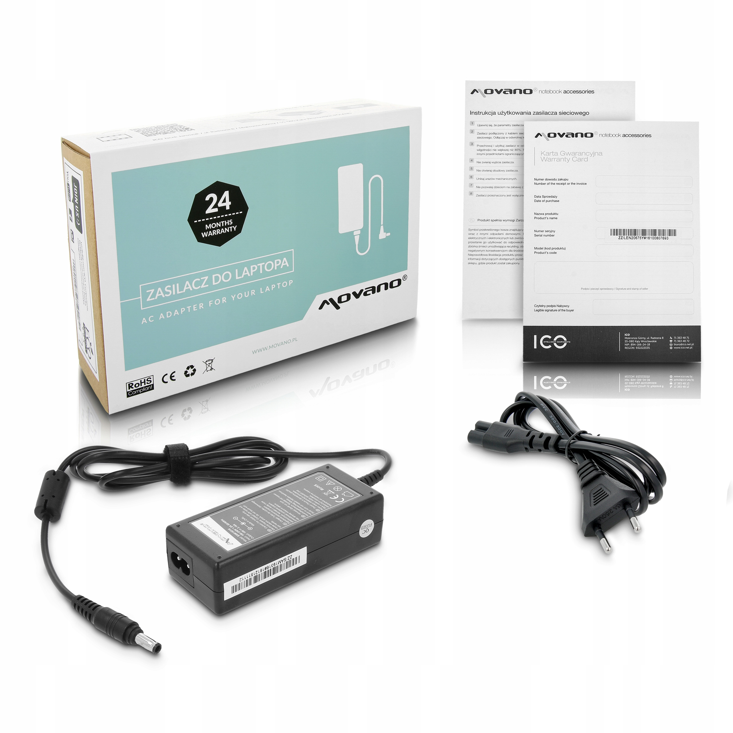 

zasilacz 19V 3.16A 60W 5.5x3.0 pin do Samsung Gt