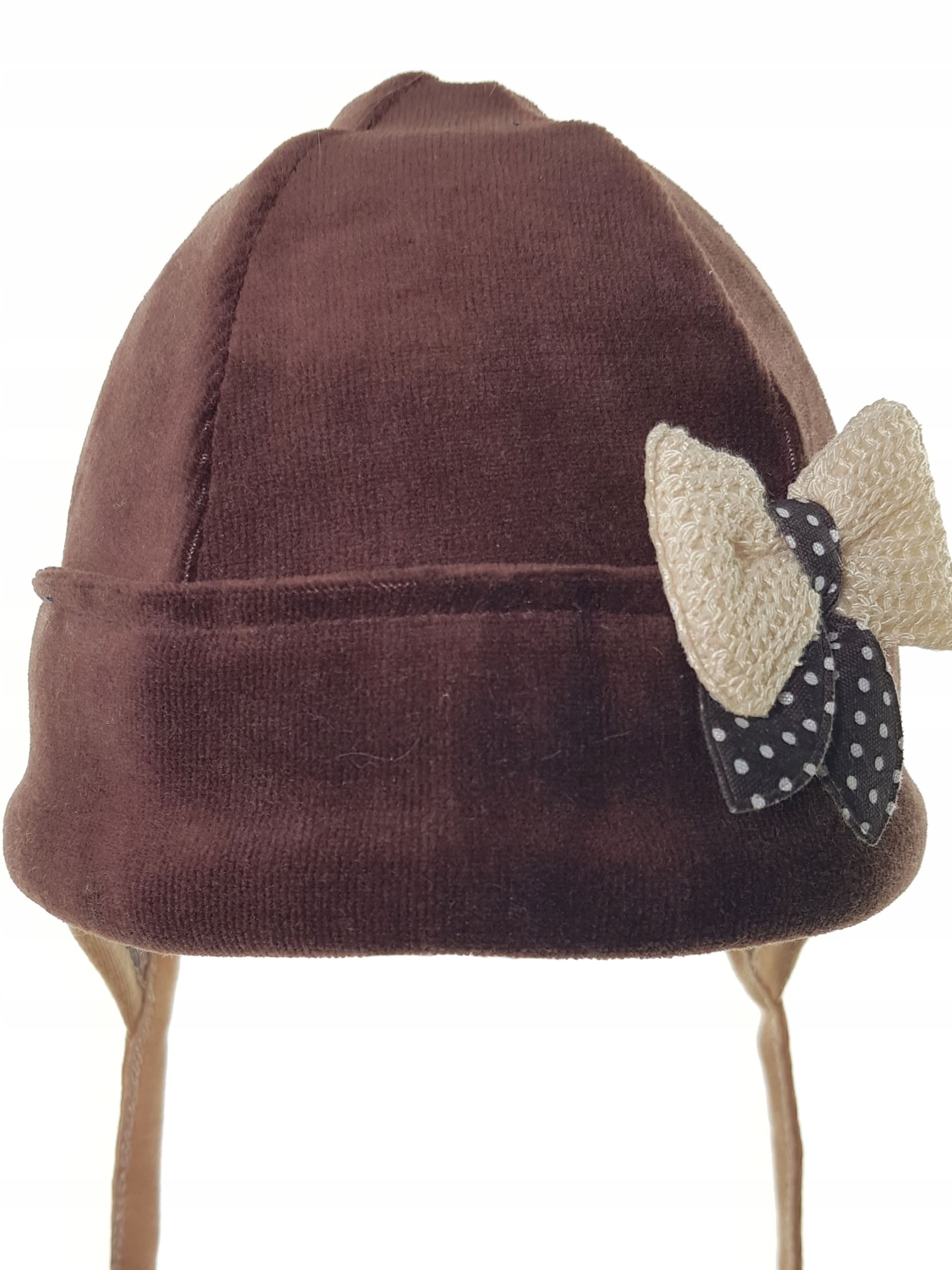 POLSKI PRODUKT CZAPKA CZAPECZKA WIOSNA JESIEŃ 0-3M Rozmiar 36-40 cm