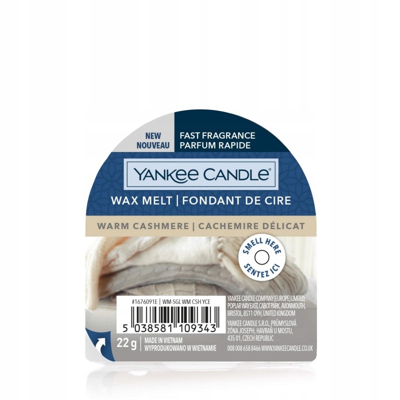 

Yankee Candle Wosk Warm Cashmere
