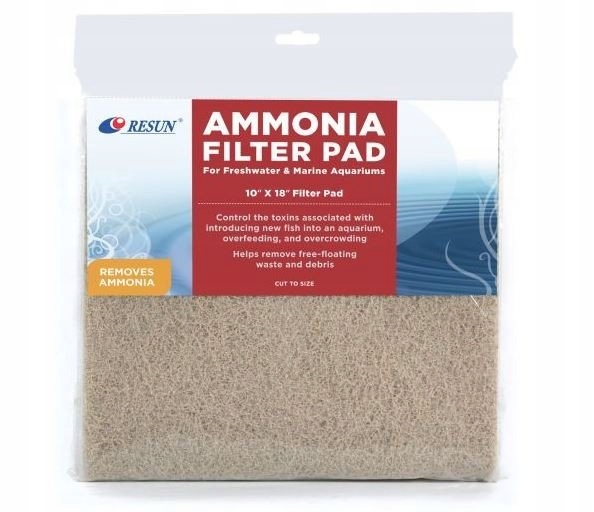 Podložka Absorbující Amoniak NH3 Filtrační Vložka Do Akvária Resun