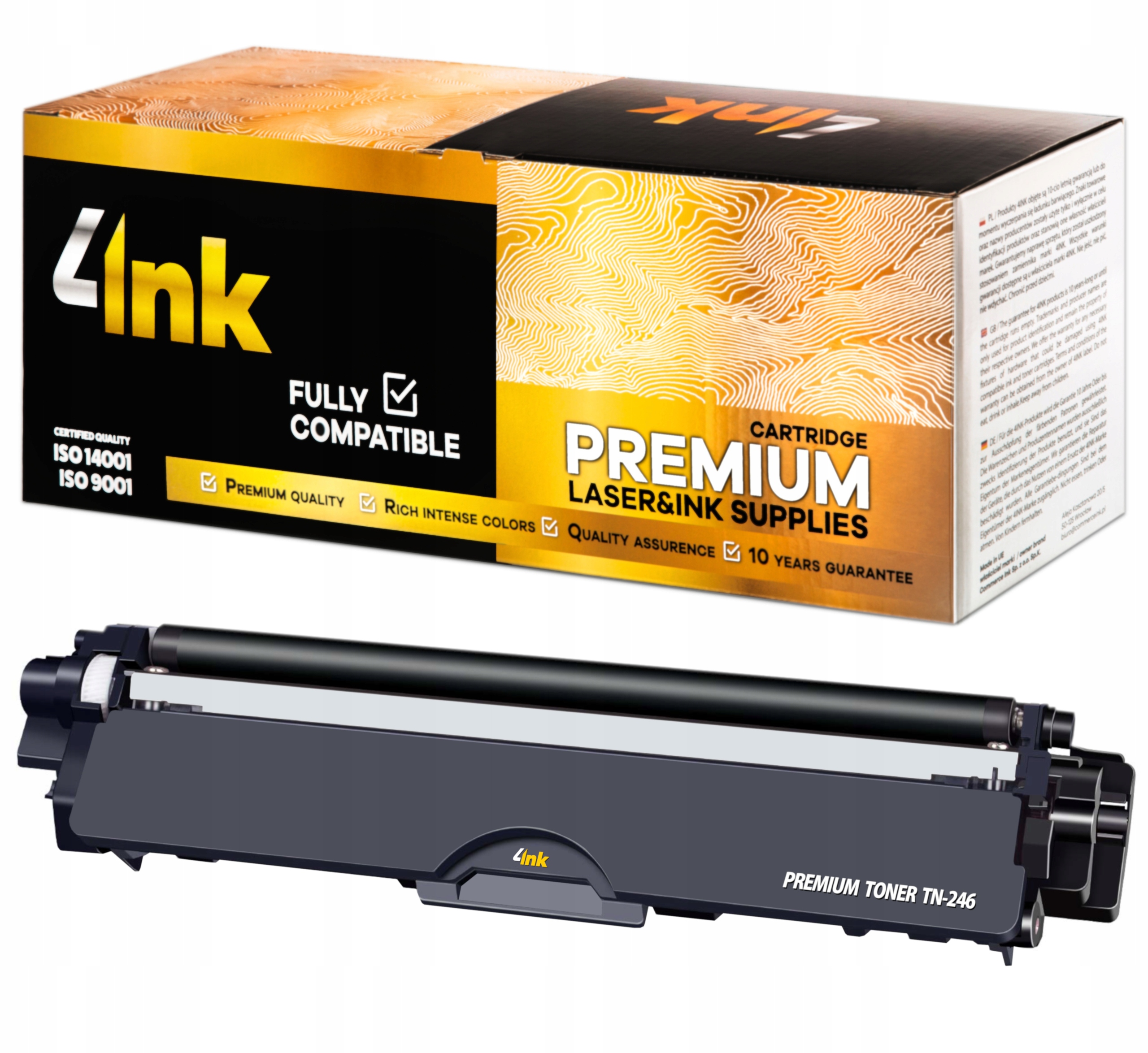 4x TONER TN-246 DO BROTHER MFC-9332CDW MFC-9342CDW Kod producenta TN-246 / TN246 / TN-242 / TN242