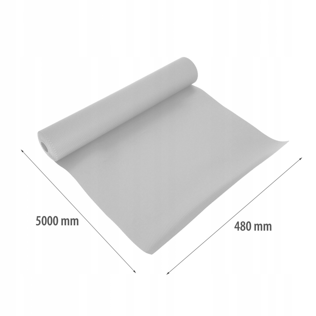 MATA ANTYPOŚLIZGOWA DO SZUFLADY CZARNA 48cm x5mb Marka Merkury