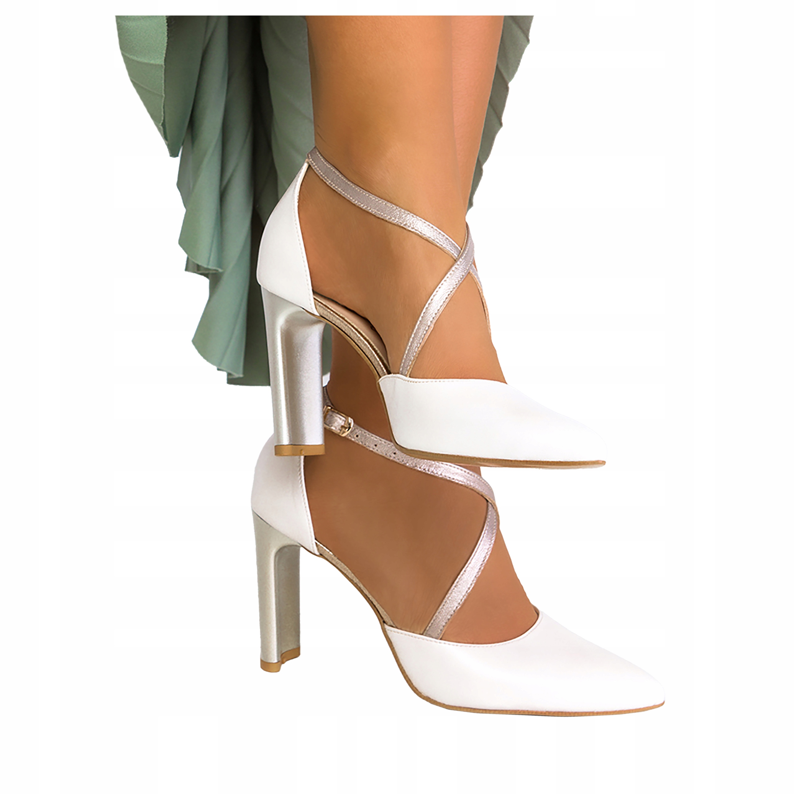 Lodičky Polské Kožené Boty Na Podpatku