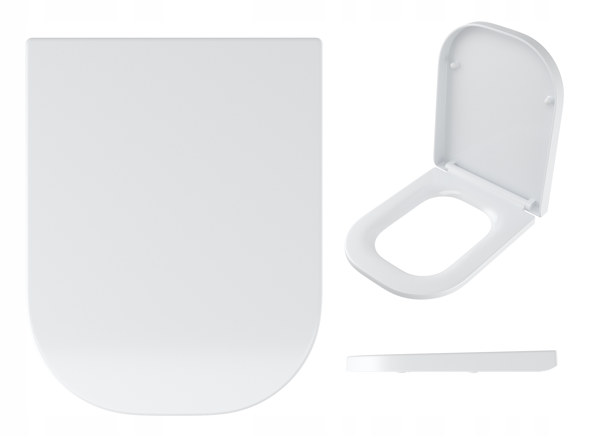 Wc Sedátko S Pozvolným Sklápěním, Polypropylen, Odnímatelné, Wc, Bílá, Levná Barva