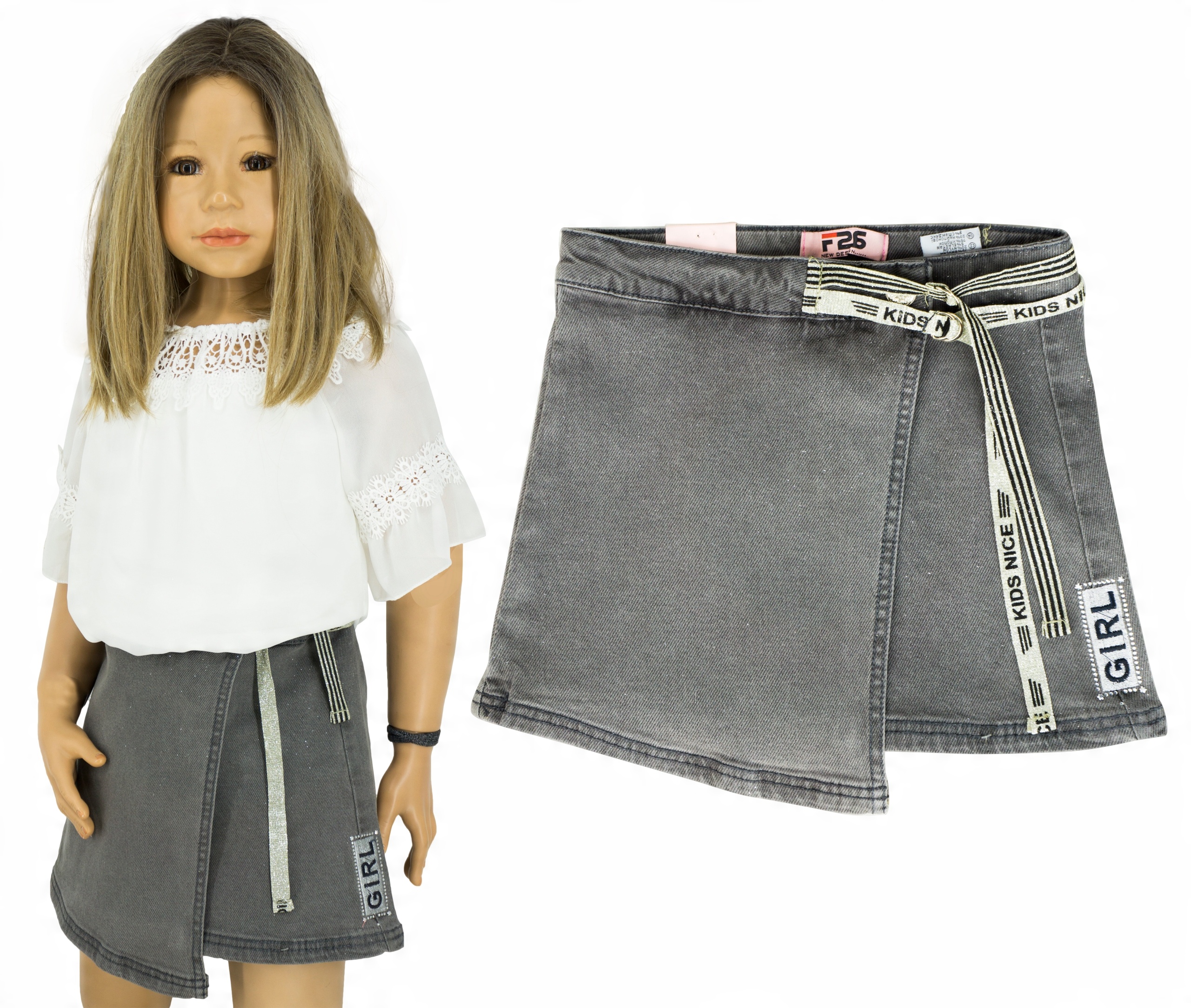 

724B Spódniczka spódnica jeans rozmiar 122/128