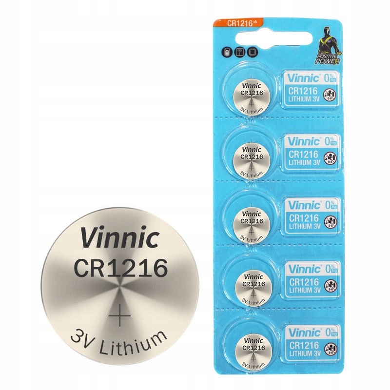 

5 x Bateria Vinnic Cr 1216 cena za 5 szt