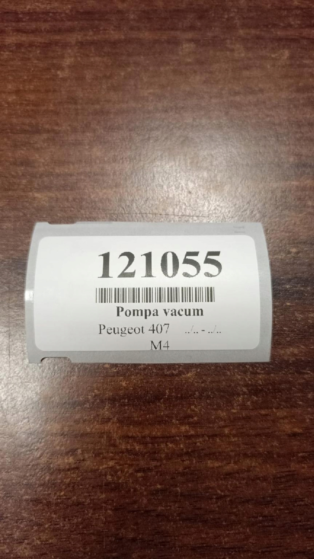 PEUGEOT 407 2.0 HDI Pompa VACUM D1651A