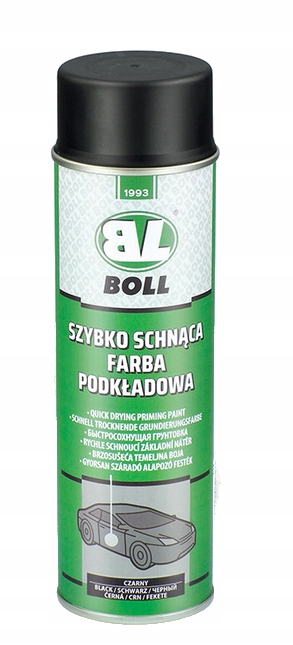 Boll Lakier podkładowy farba podkład Spray Czarny 500 ml