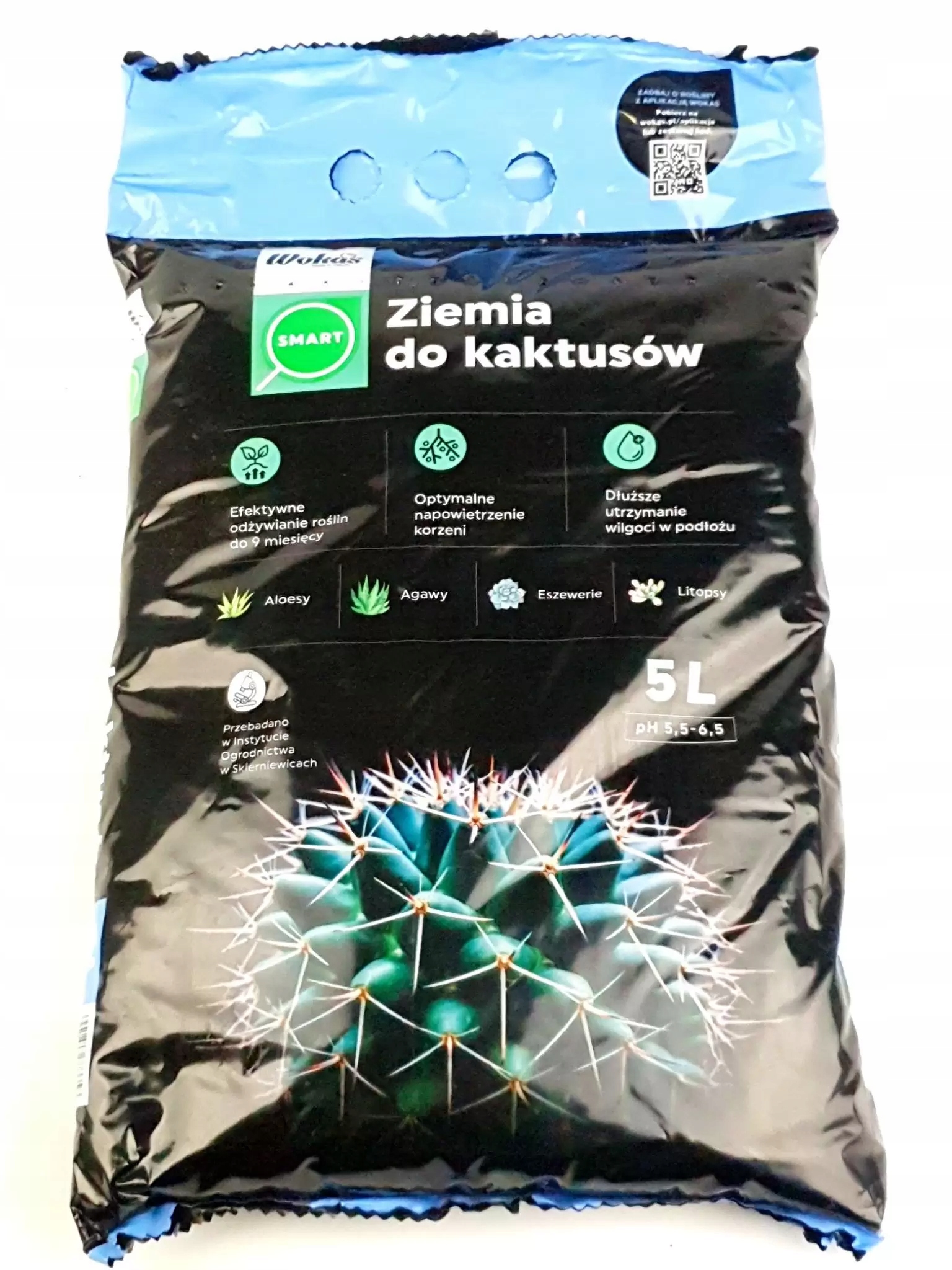 

Ziemia Podłoże do Kaktusów Agawa Aloes Sukulent 5L