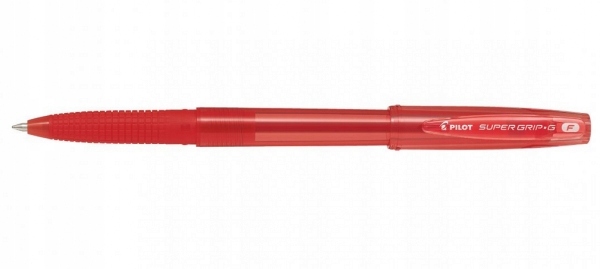 

Długopis olejowy Pilot Grip G F czerwony