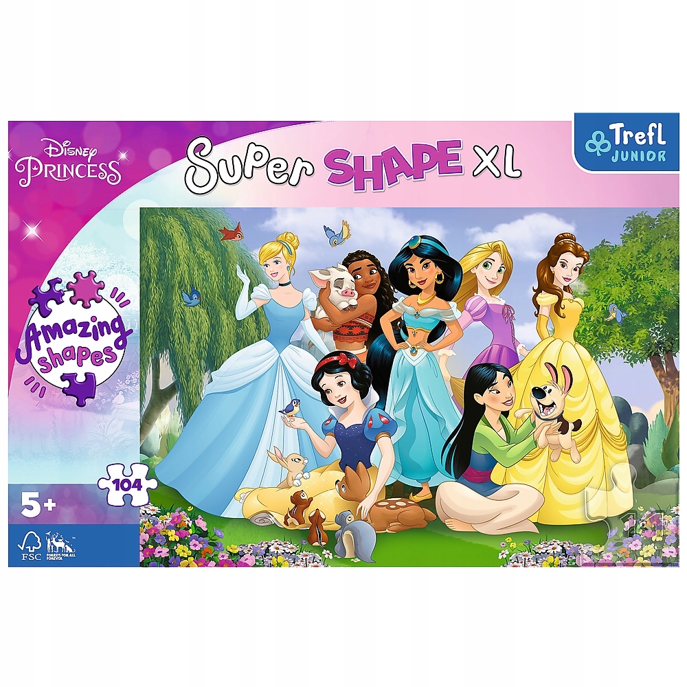 

Trefl Junior, 104 XL Shape Disney Princess