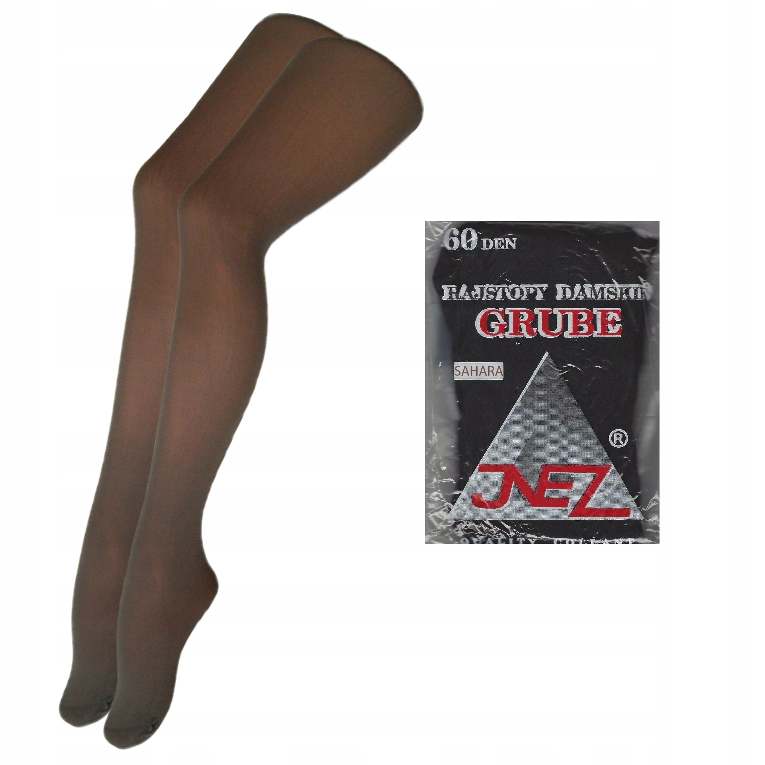 

Inez grube rajstopy Elastil 60 den sahara 2-M