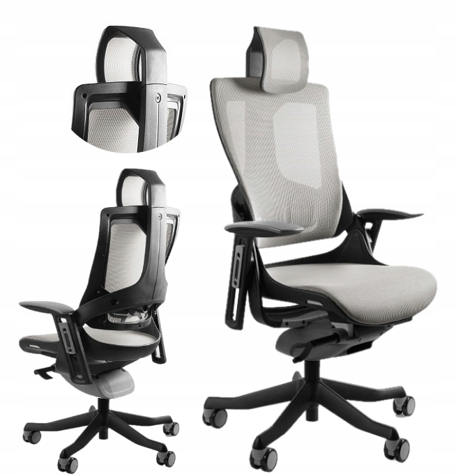 Fotel krzesło biurowe ergonomiczne design Wau 2