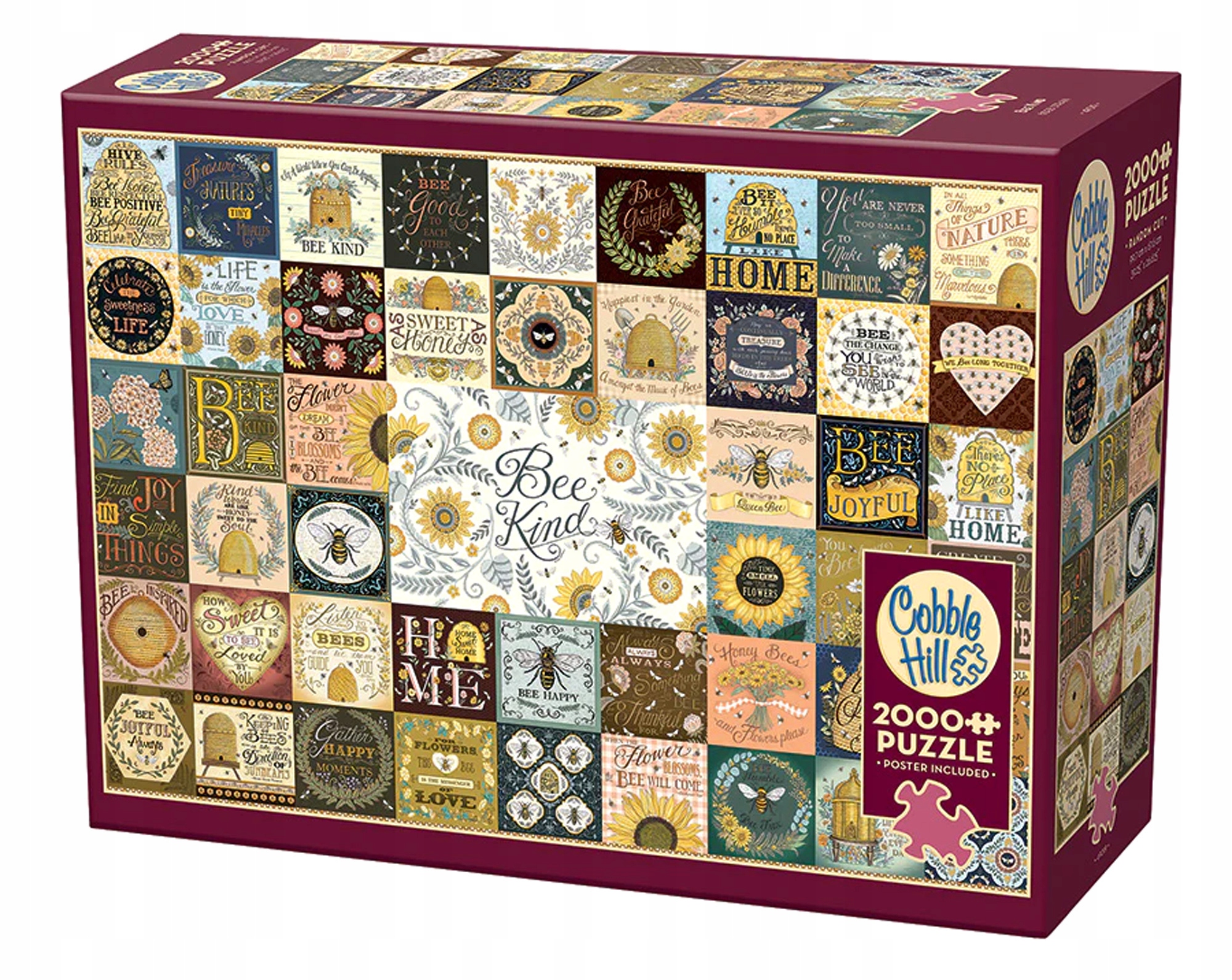 Puzzle 2000 el. Cobble Hill Bądź cooUL