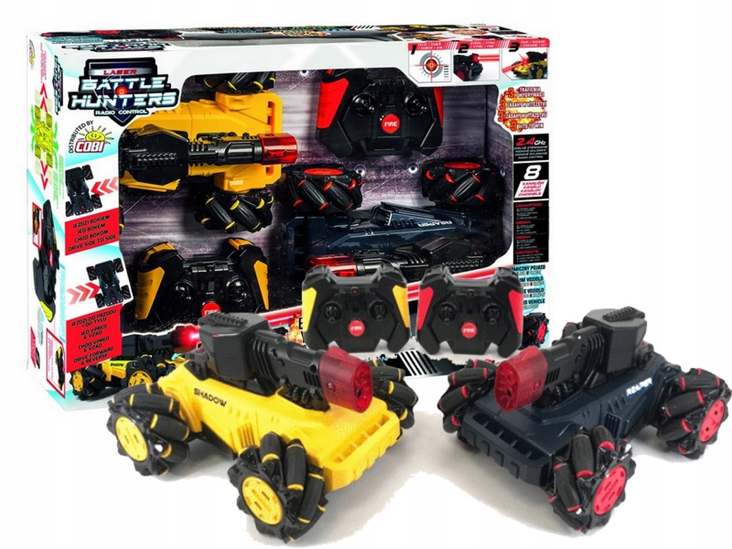 

Cobi Lase Battle Hunters zestaw 2 pojazdy Rc