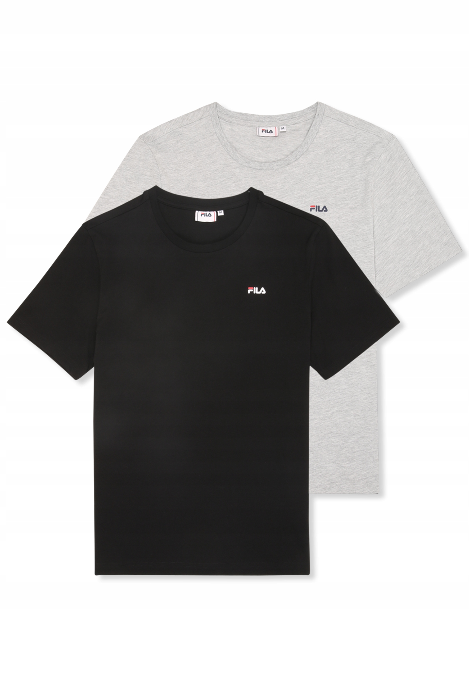 Fila Pánská bavlněná trička se dvěma kusy v sadě FAM0083-83227 Vel. L