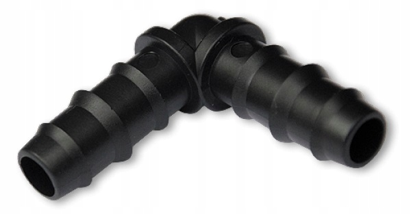 

Kolanko łącznik wtyk na wąż nawadniania 16mm 2 Szt