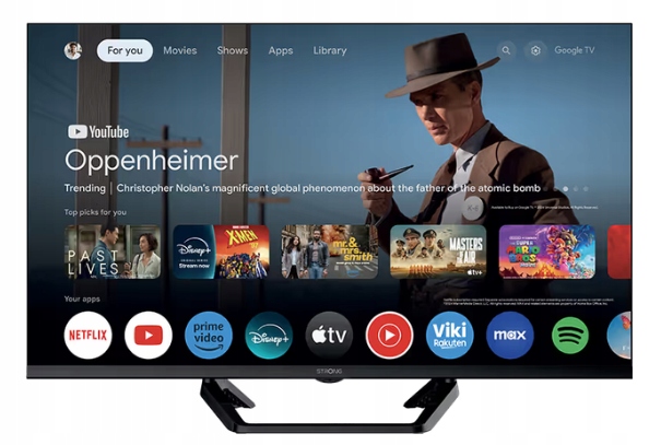 Televízor 32" Strong Srt 32HG6733C Google Tv Smart Wi-Fi DVB-T2 Hevc