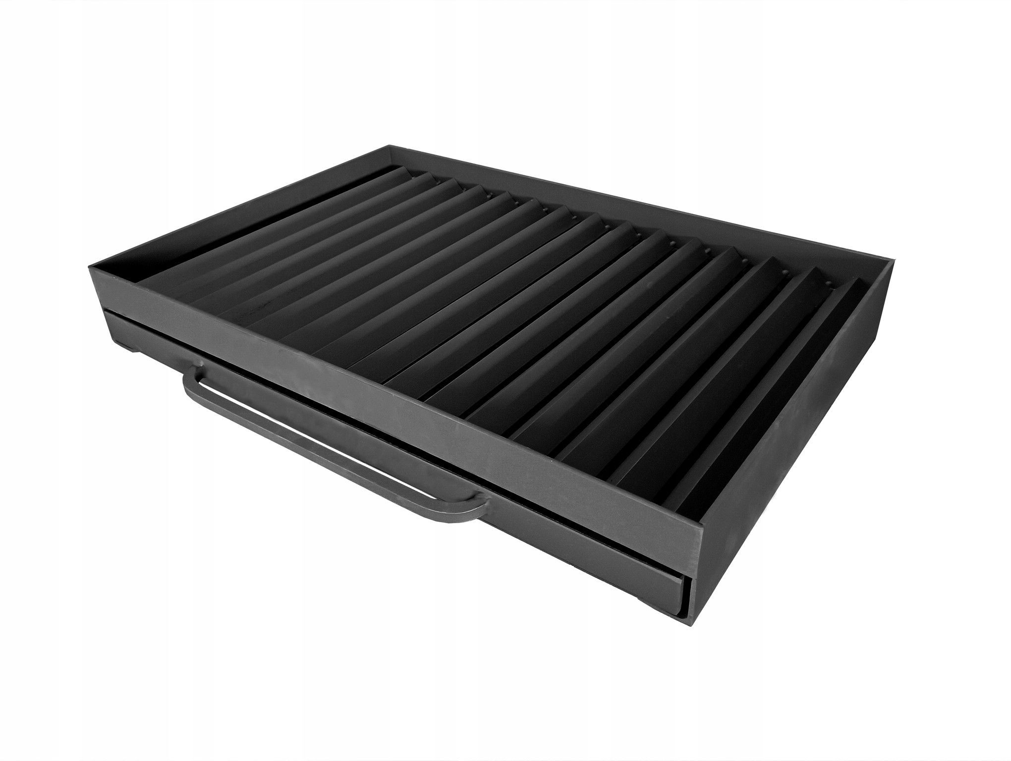 Ohniště do krbu 60x40 cm, výsuvný popelník, betonový gril, udírna