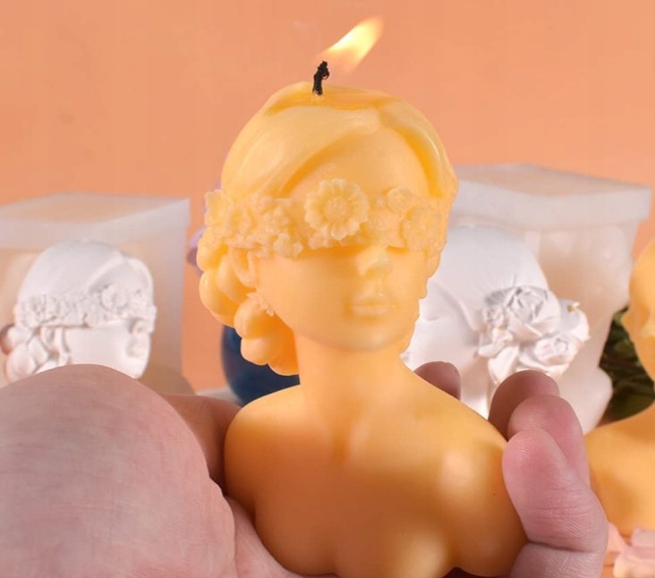 FORMA SILIKONOWA DO ŚWIEC ZESTAW DIY WOSK SOJOWY Marka inna