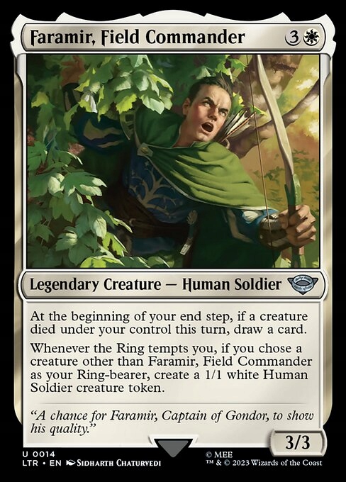 Mtg Ltr #14 Faramir, Field Commander
