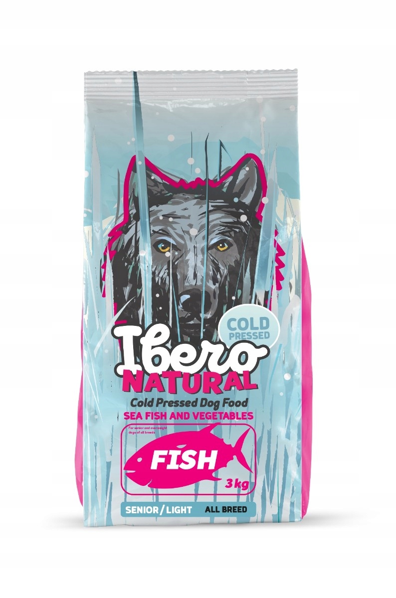 Levně Ibero Cold Press Dog Senior Fish/ryba Pro Psa 3 kg Lisovaná Za Studena