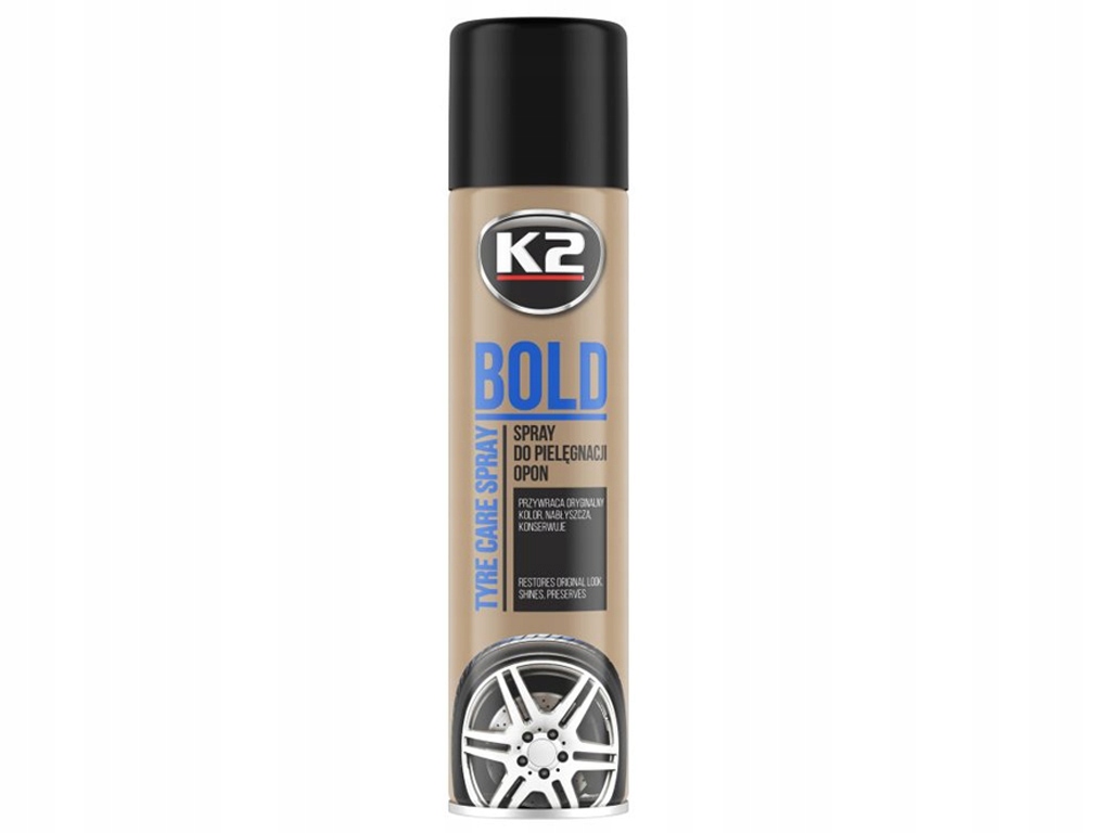 

K2 Bold Spray do nabłyszczania i pielęgnacji opon