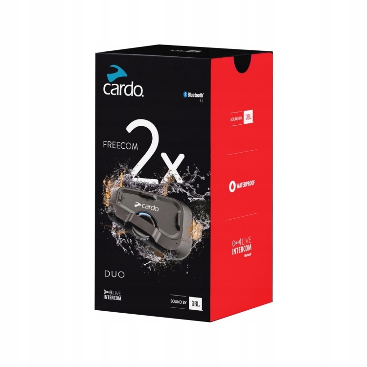 Cardo Freecom 2X (jbl) Duo Interkom na motocykel pre 2 osoby