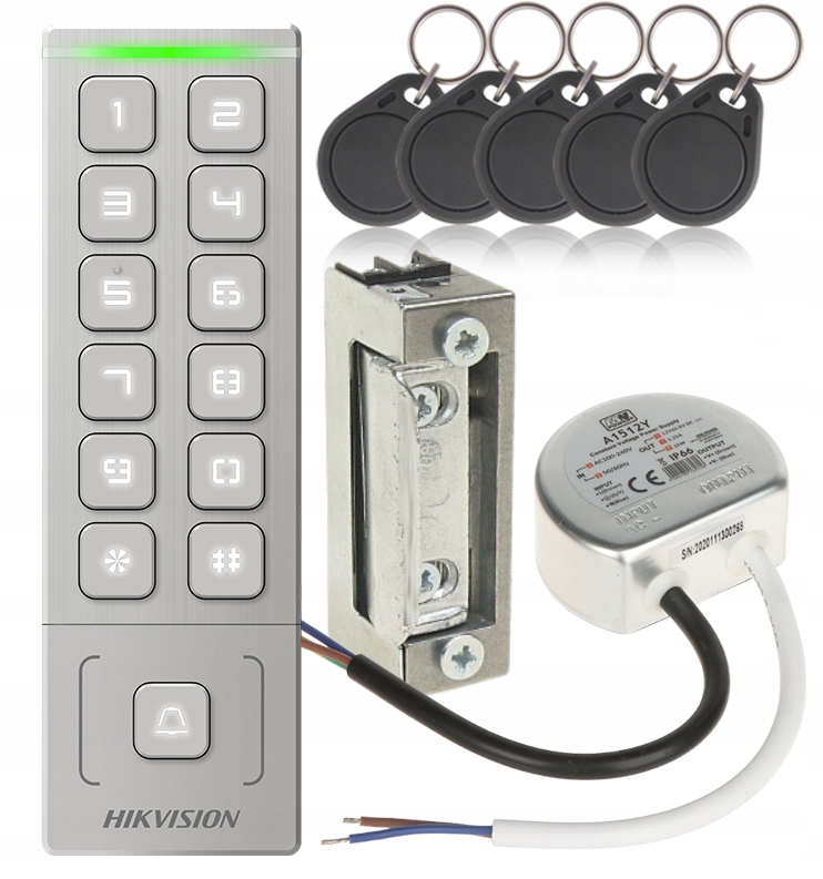 Sada kontroly přístupu ke dveřím DS-K1T809MWX KD1 WiFi Hikvision Kód Rfid