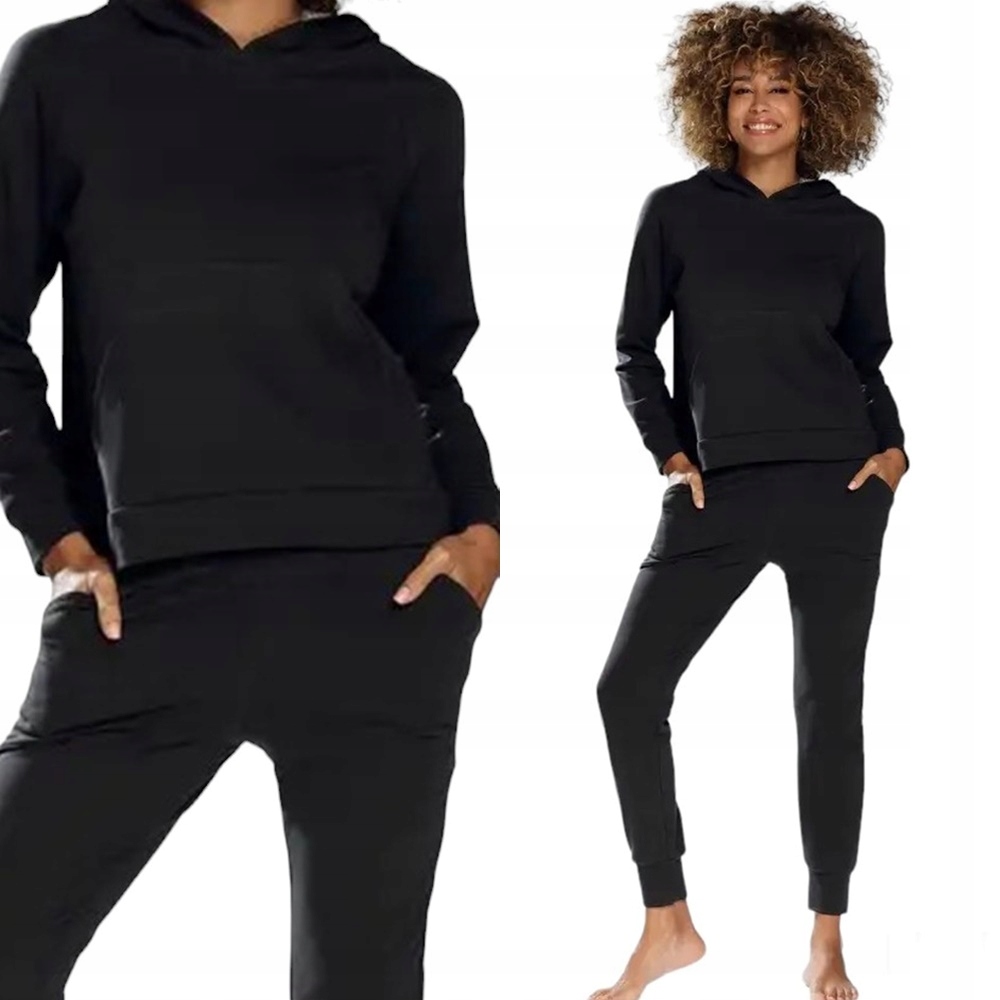 Teplákovka Dámský komplet dkaren seattle černý L 40 černý