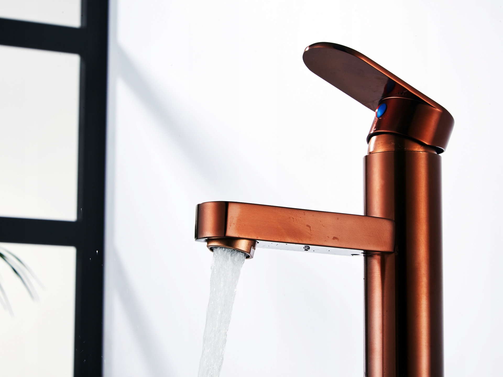 Bateria do łazienki złoty róż kran na umywalkę alu Marka inna