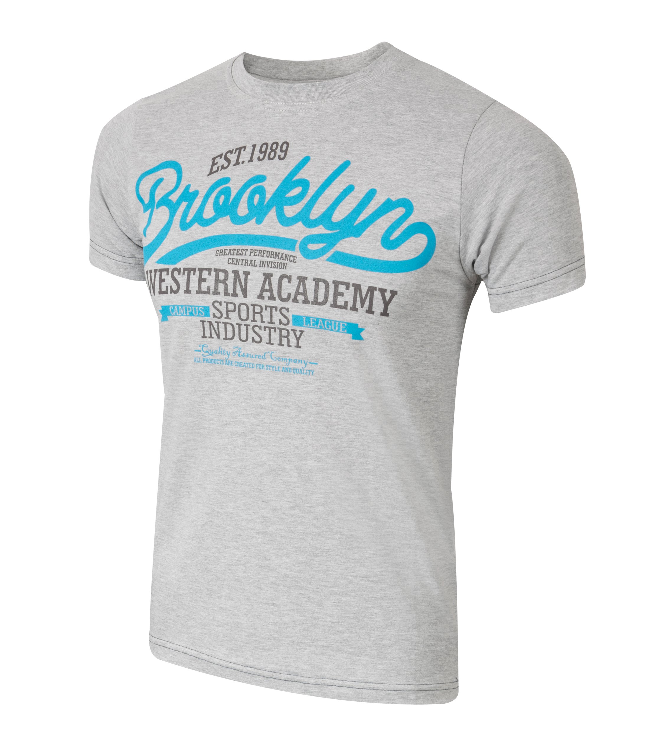 

T-shirt Koszulka Koszulki Męskie KM03 r 5XL melanż