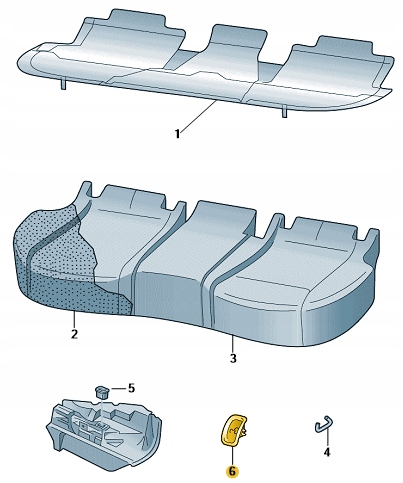 PROWADNICA ISOFIX SKODA FABIA III ORYGINAŁ Stan opakowania oryginalne