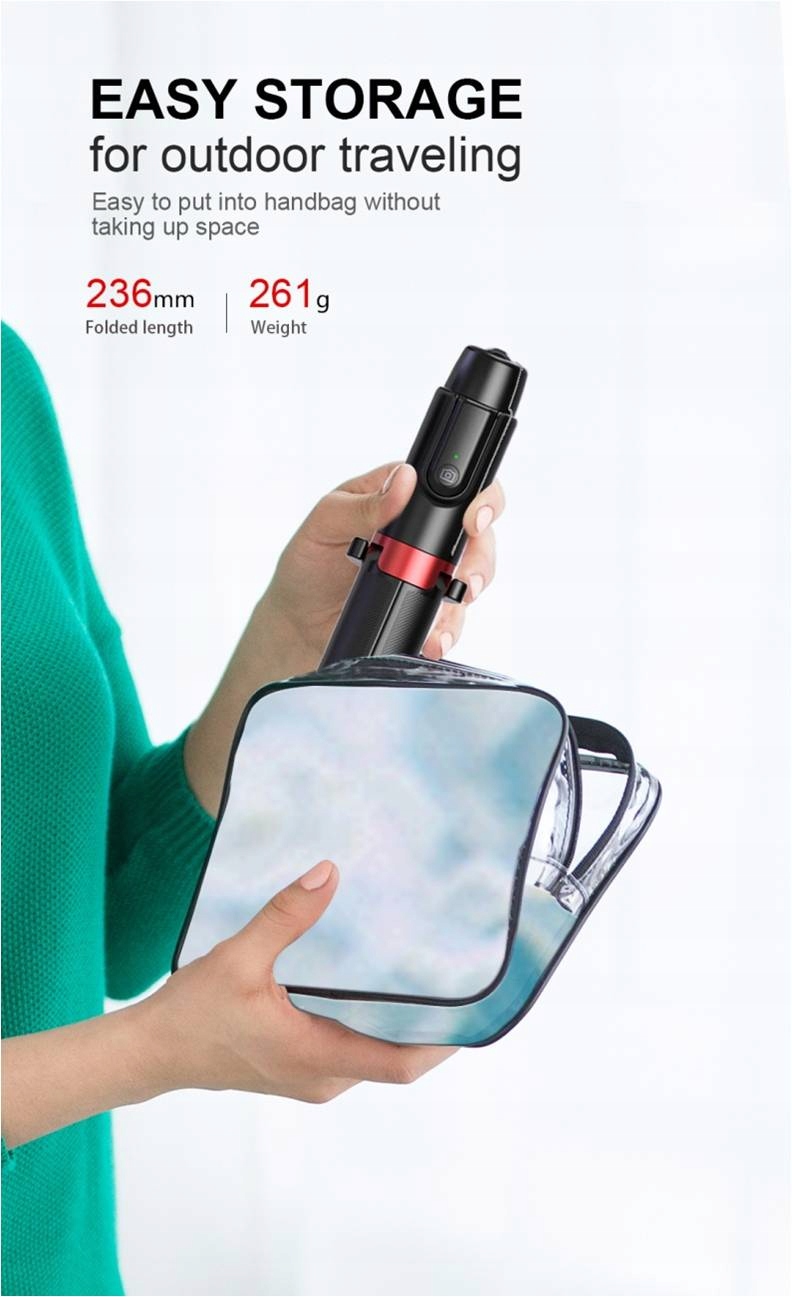 SELFIE-STICK KIJEK BLUETOOTH SEAJIC Łączność bezprzewodowa