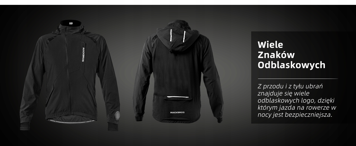 ROCKBROS Męska Kurtka Rower Elastyczna Oddychająca Bieganie Softshell 4XL Płeć nie dotyczy