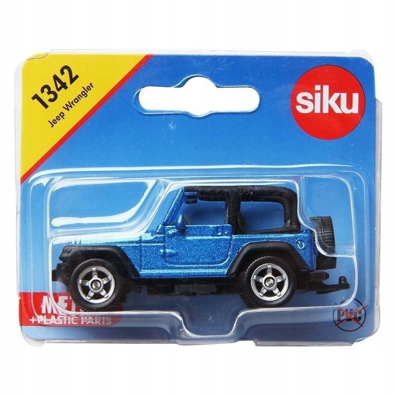 Siku 1342 JEEP Wrangler niebieski metal Marka Siku