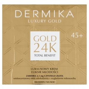 Luxury Gold 24K 45+ Krém na obličej 50 ml Elixír mládí Dermika