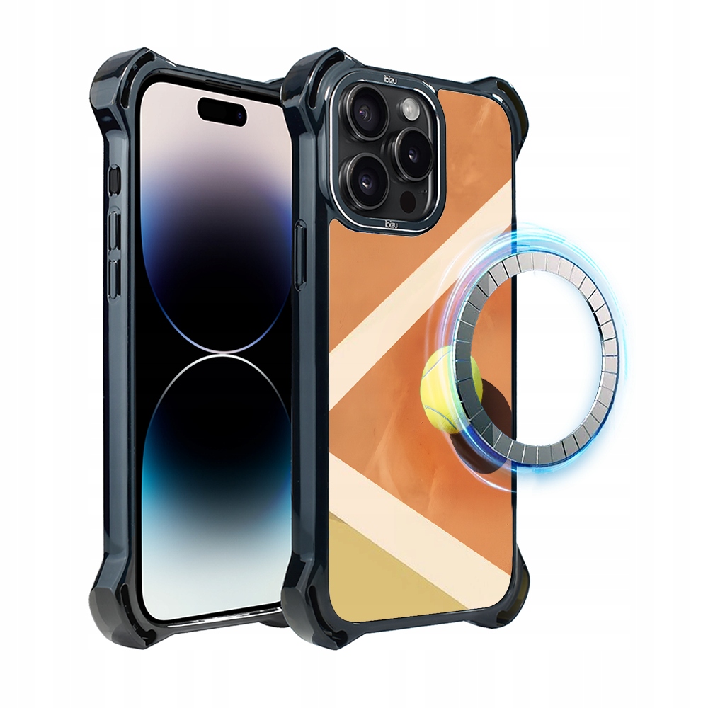 Pouzdro iPhone 14 Pro Max Ibizu DropGuard Ultra s MagSafe, Tennis