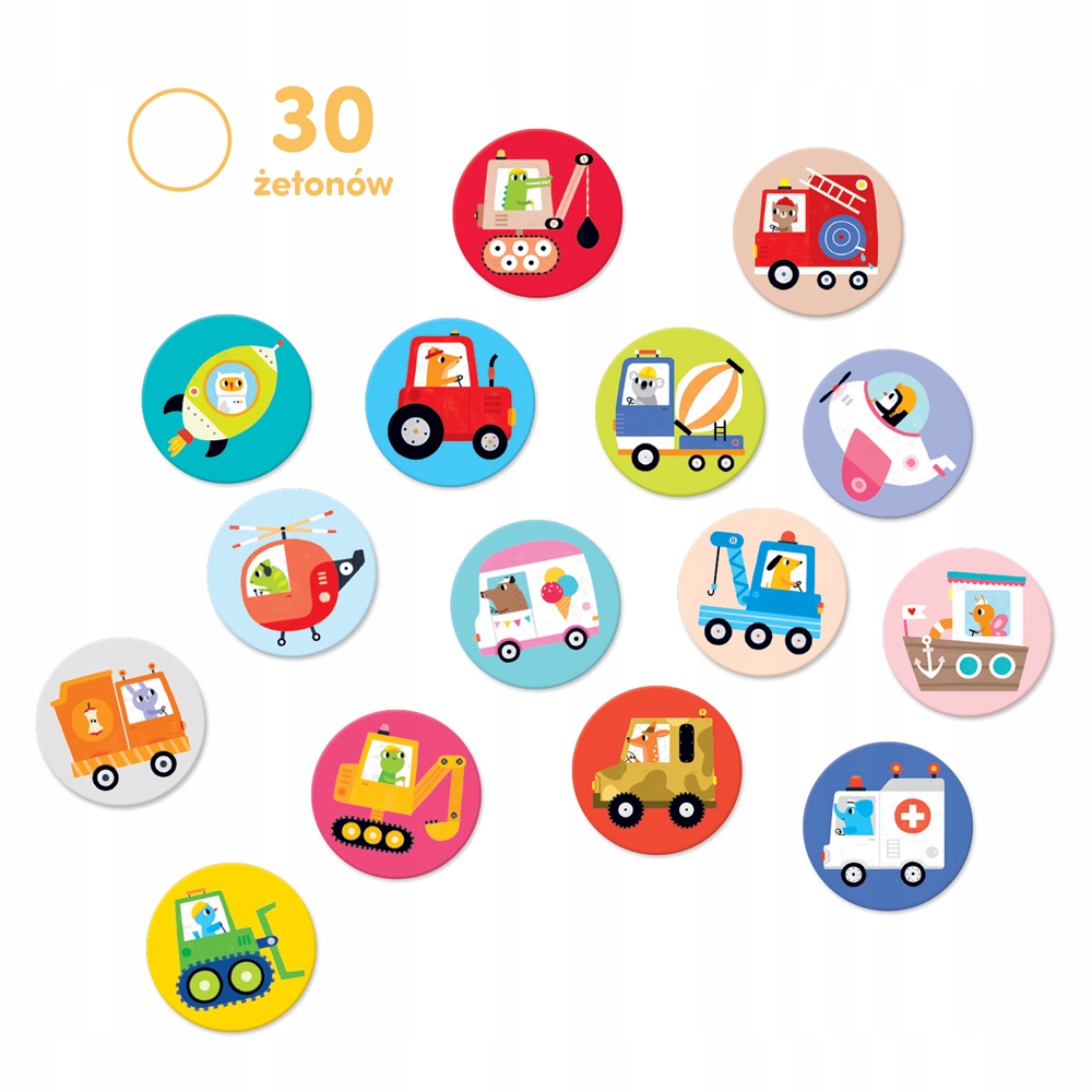 Memorki Pojazdy 30 Elementów CzuCzu EAN (GTIN) 5902983491279