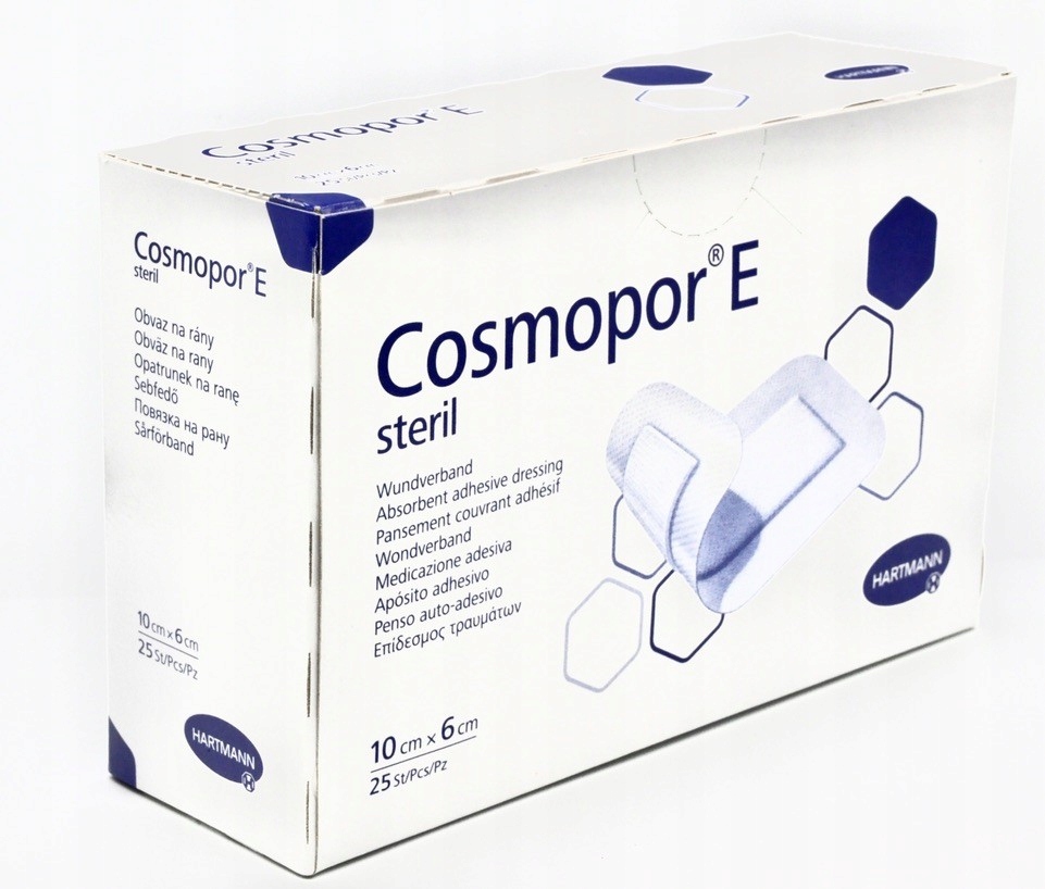 

Cosmopor E steril opatrunek jałowy 10x6 cm 25 szt.