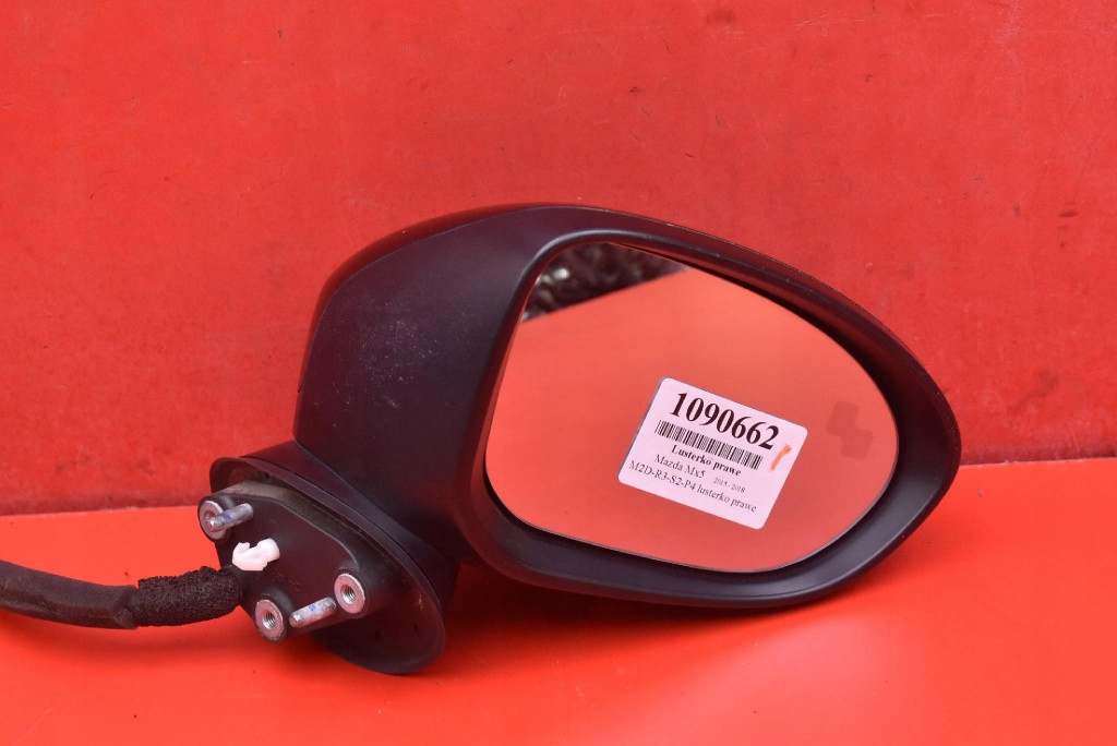 mirror right black, EU 044587 MAZDA MX-5 4 IV ND 15-18 6 PIN