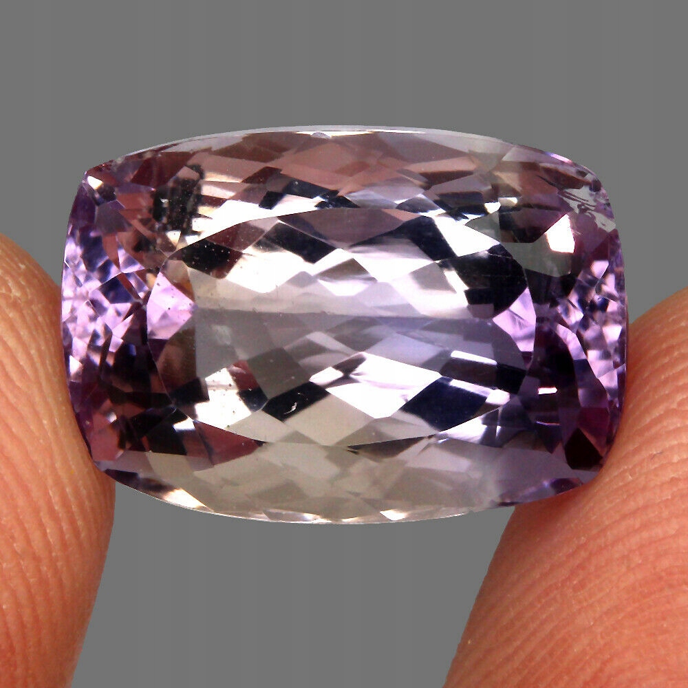 Přírodní kámen ametrin 14.26ct Vvs dvoubarevný