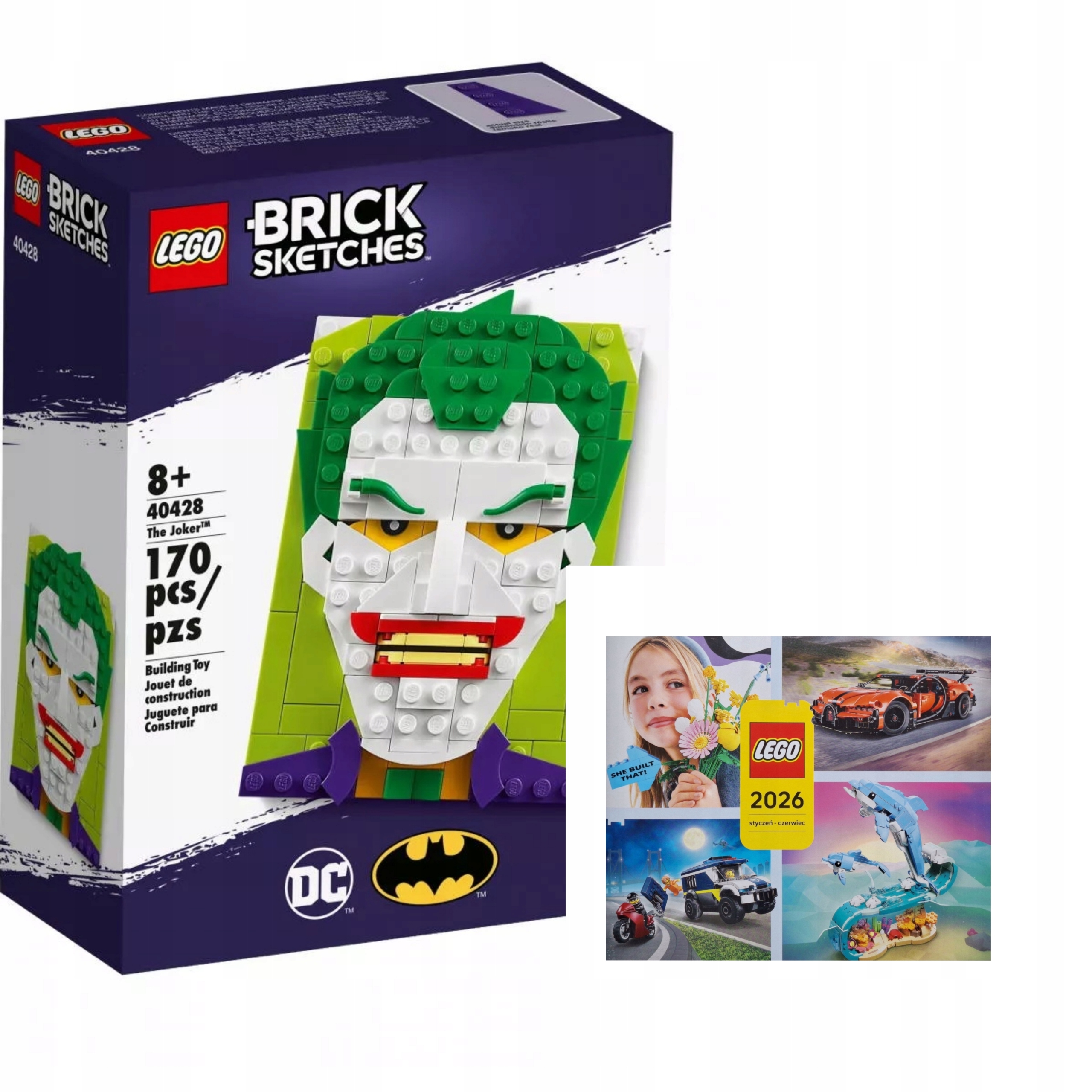 40428 Lego Szkic Joker Zestaw Dla Dzieci+ Lego Katalog 2026