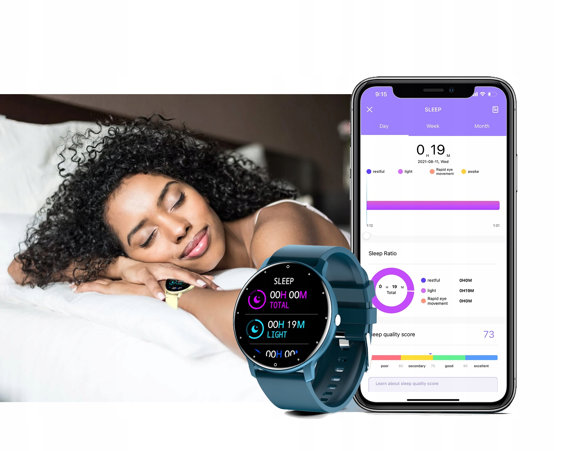 Zegarek SMARTWATCH SMS KROKI PULS POLSKIE MENU Marka Gravity